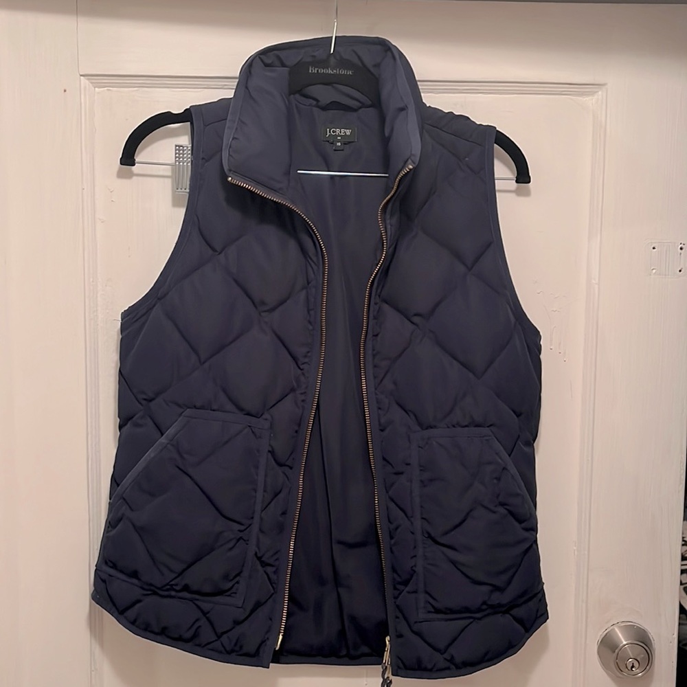 J. Crew down Quilted vest